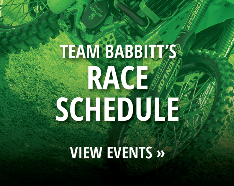 Team Babbitt's Race Schedule
